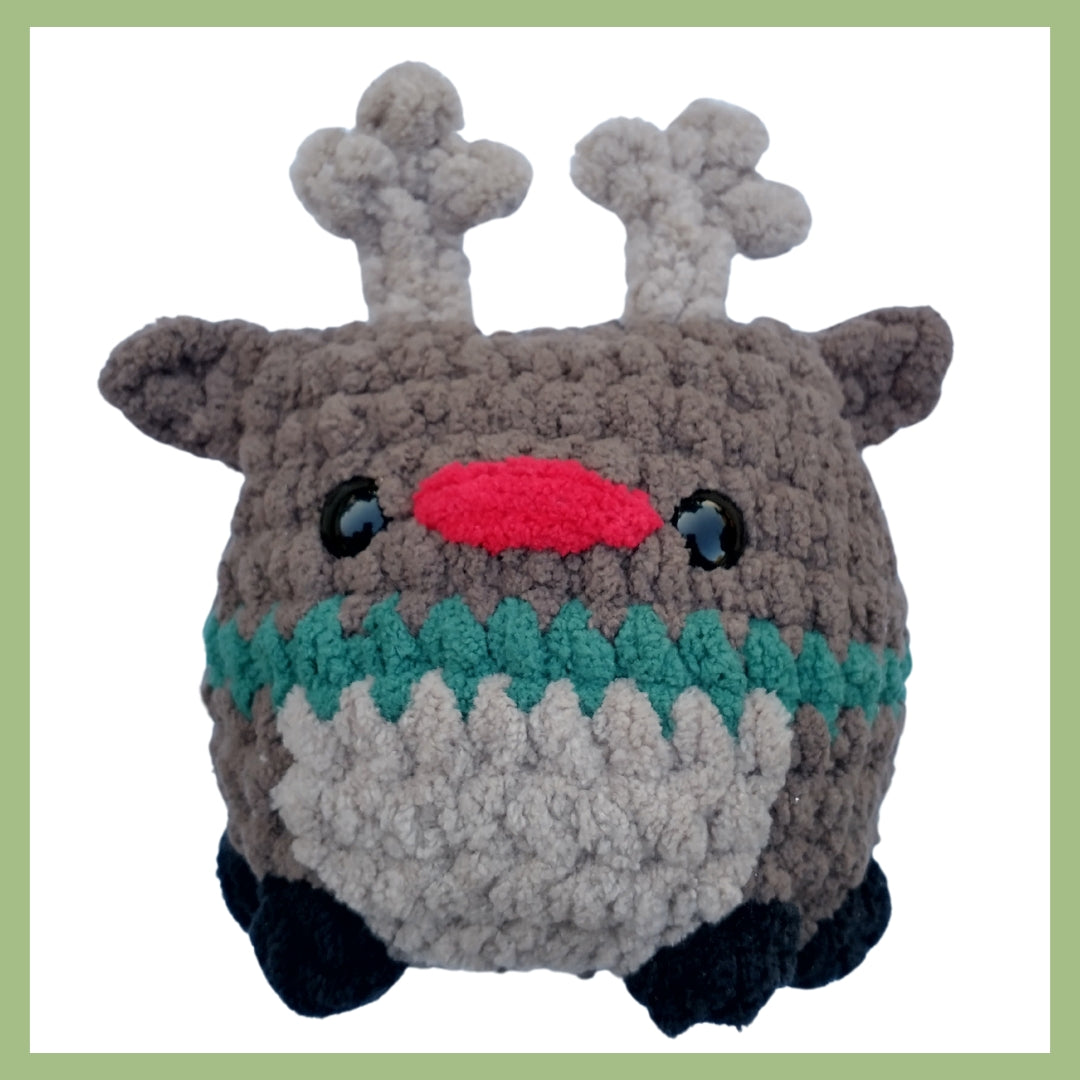 Sitting Reindeer Crochet Pattern