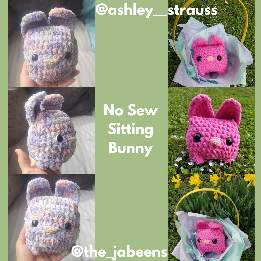 Sitting Bunny Crochet Pattern