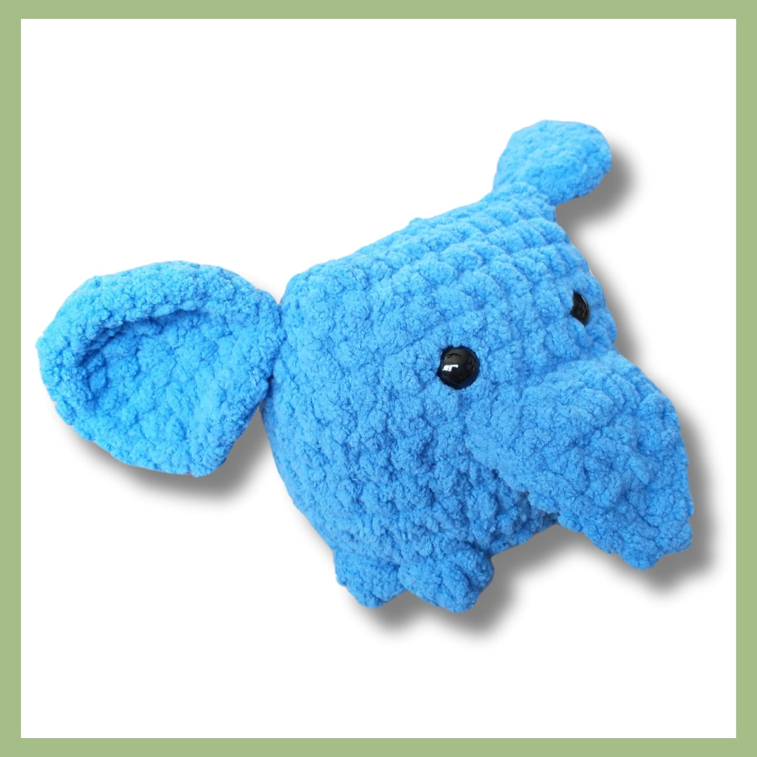 Sitting Elephant Crochet Pattern