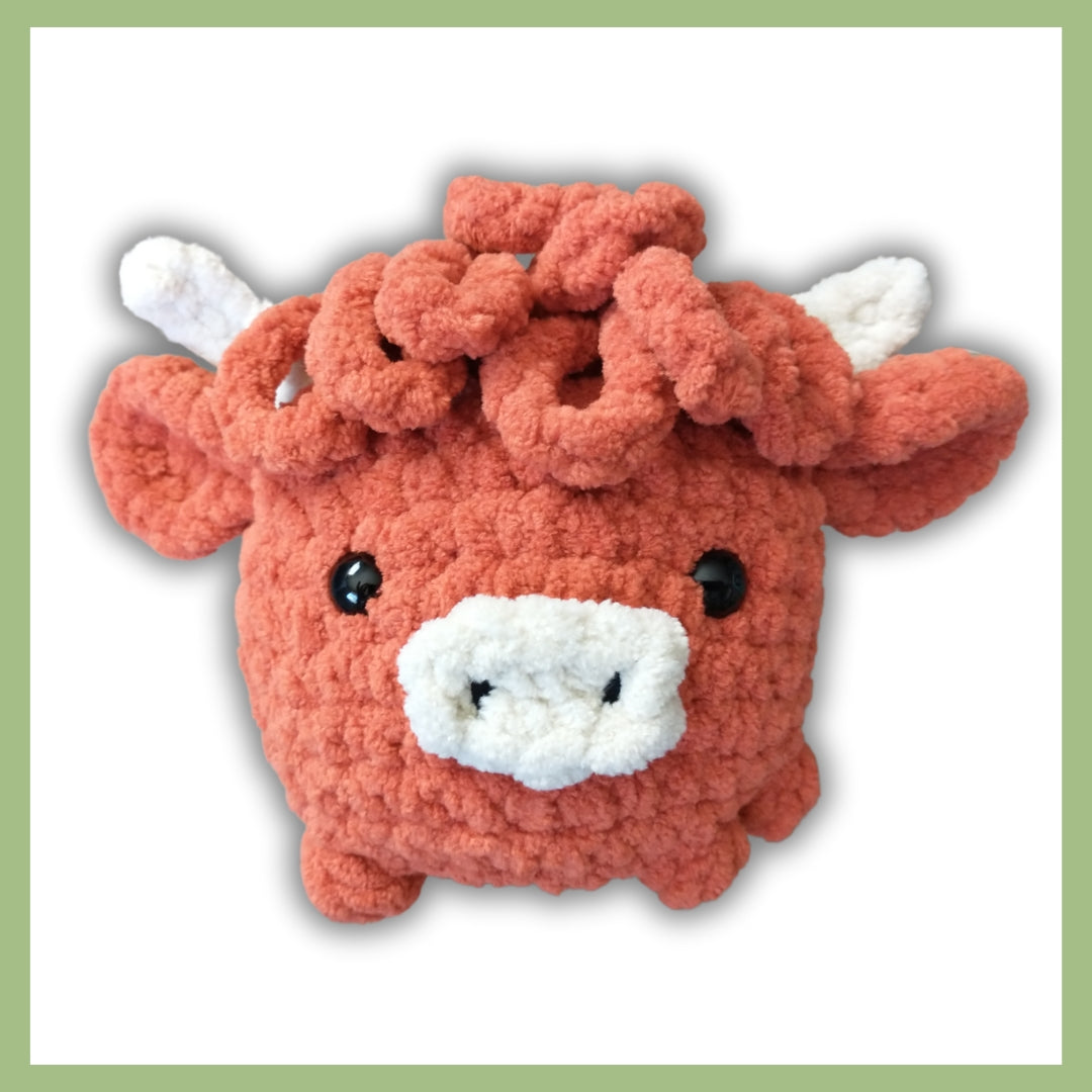 Sitting Cow Crochet Pattern Pack