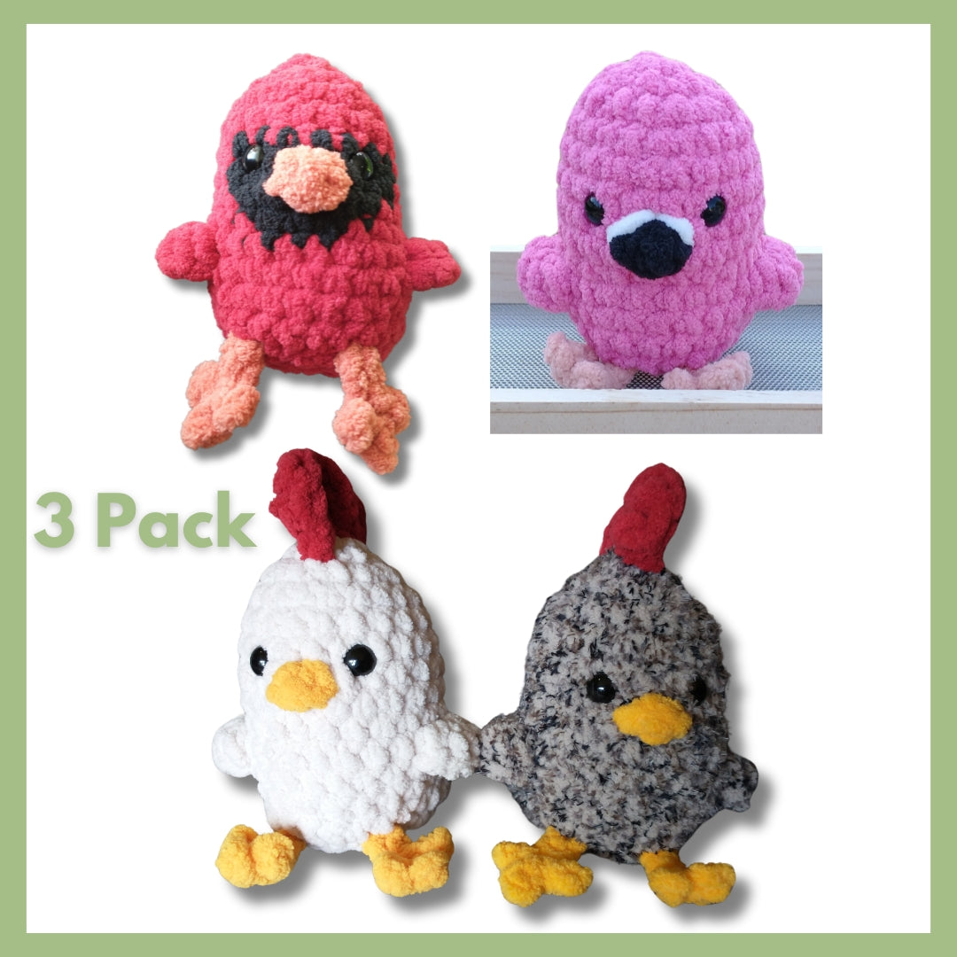 3 Bird Pattern Pack