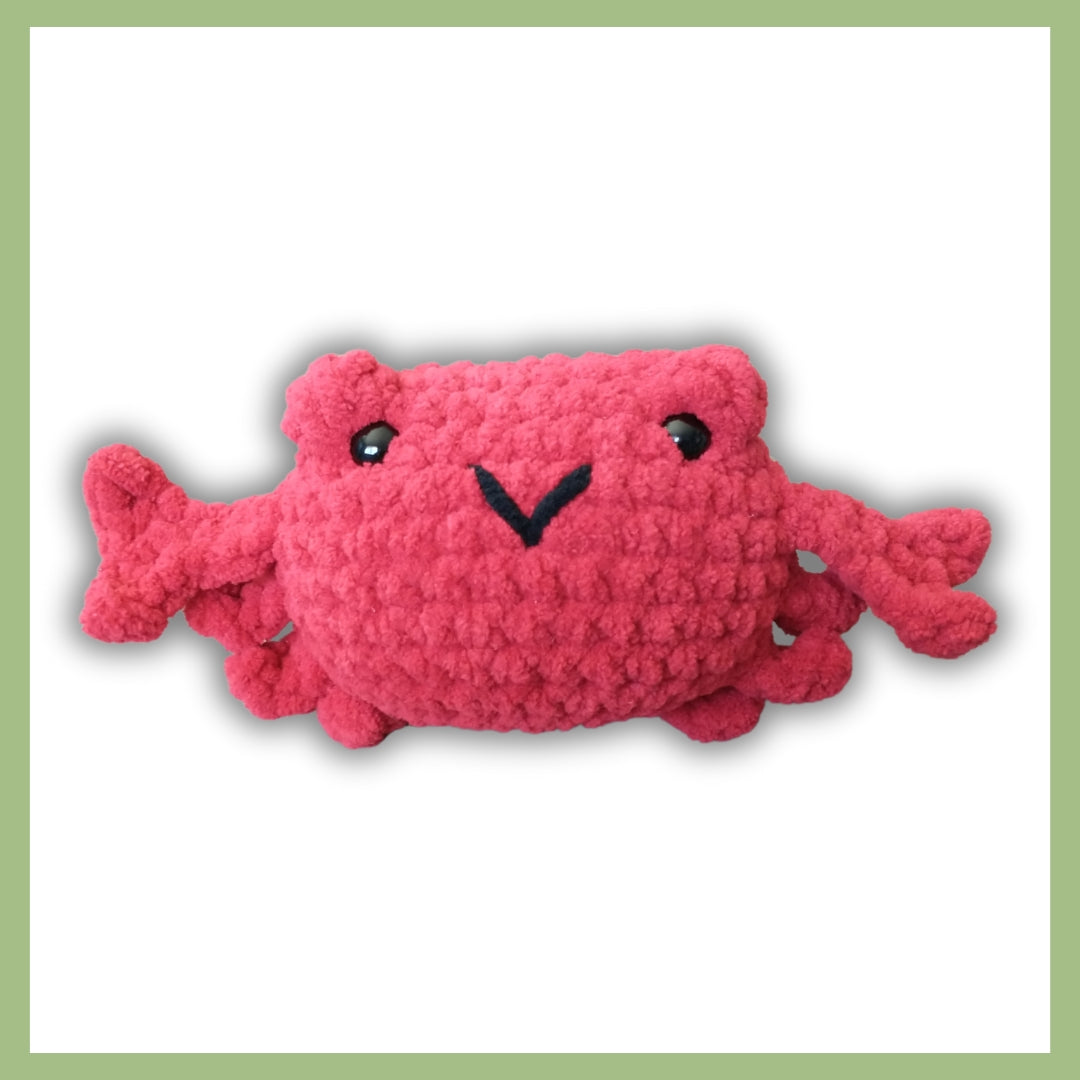 Sitting Crab Crochet Pattern Crafts Go Bloom