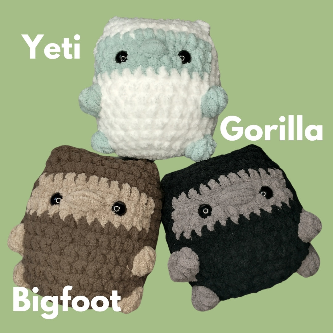 Sitting Guy Crochet Pattern 9 Pack