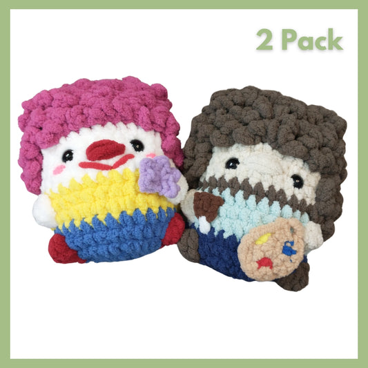 Sitting Artist / Clown Crochet Pattern