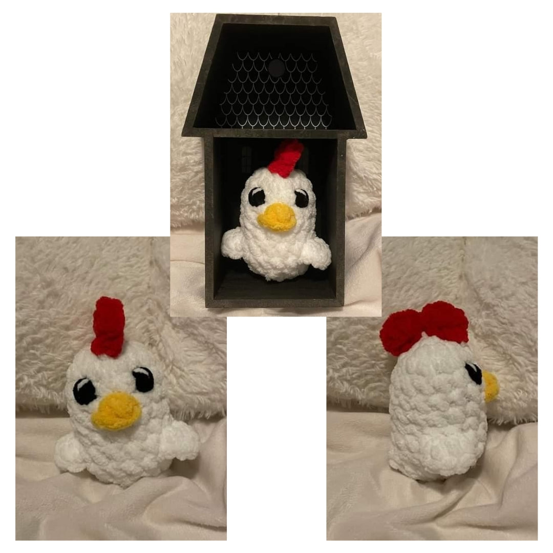 Keychain Chicken Crochet Pattern