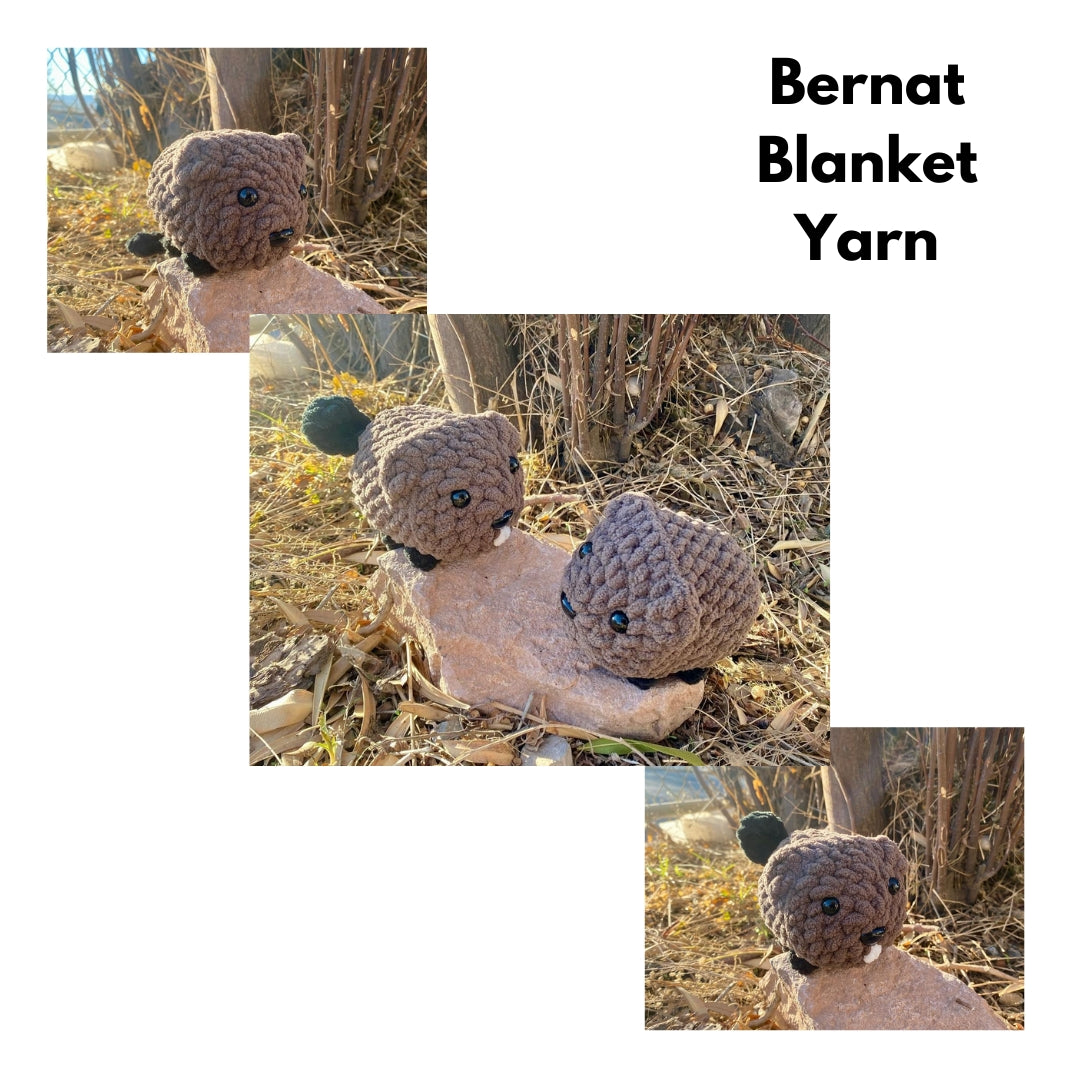 Groundhog and Beaver Crochet Pattern Pack