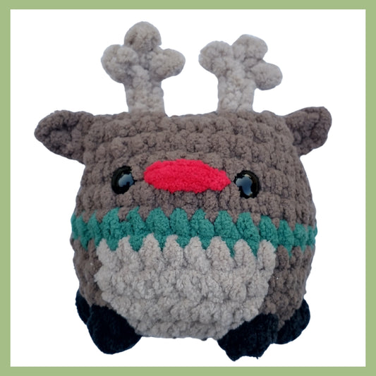 Sitting Reindeer Crochet Pattern