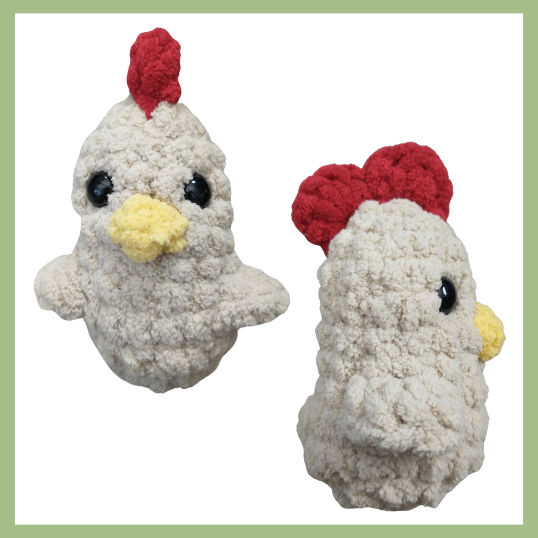 Keychain Chicken Crochet Pattern