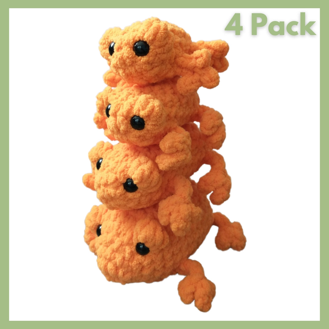 Tree Frog Crochet Pattern 4 Pack