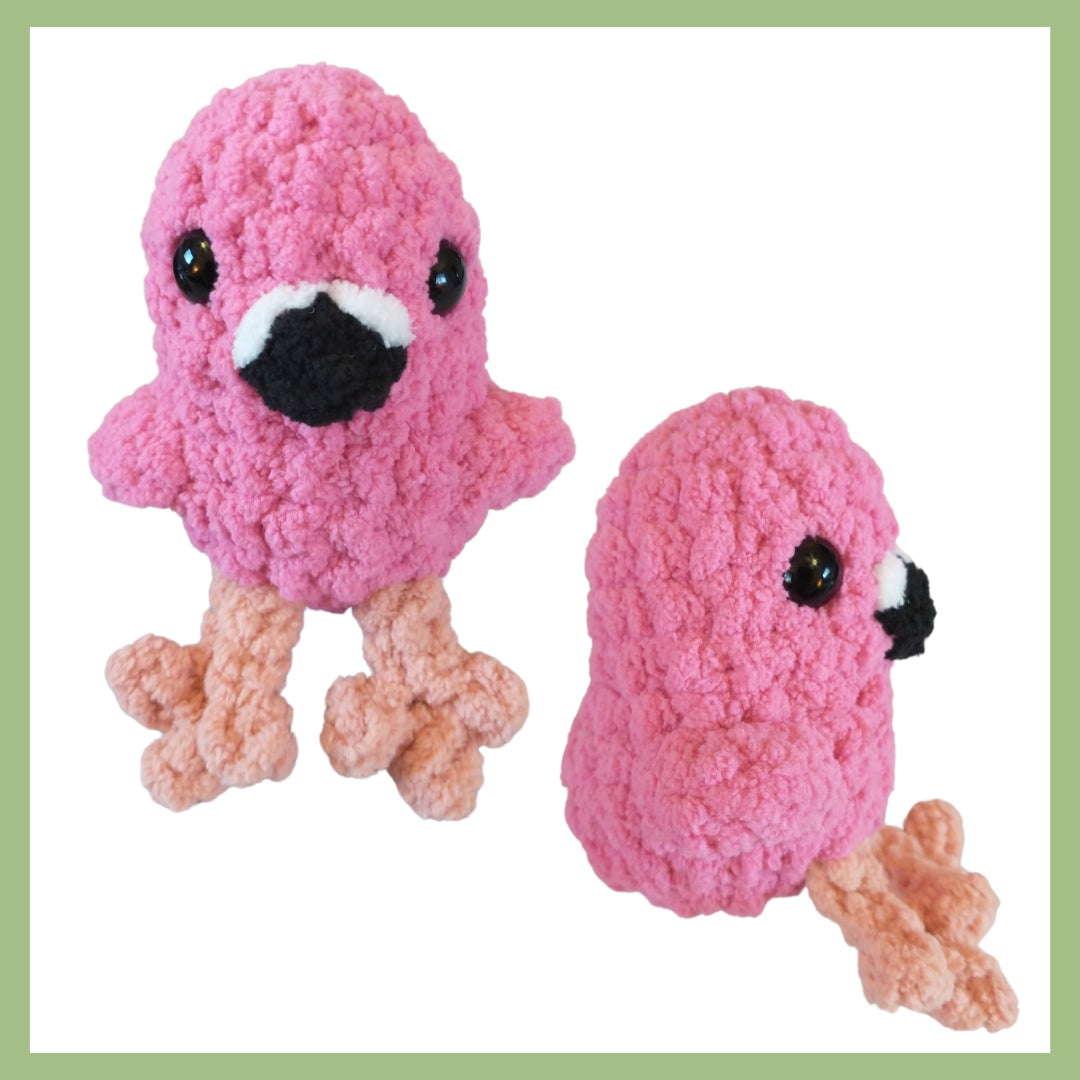 Keychain Flamingo Crochet Pattern