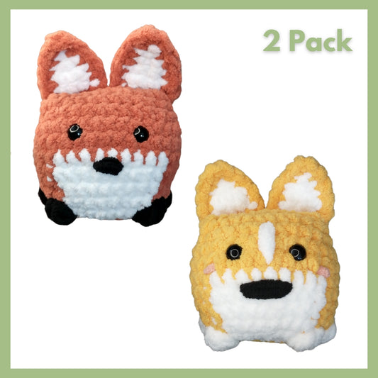 Sitting Fox / Corgi Crochet Pattern