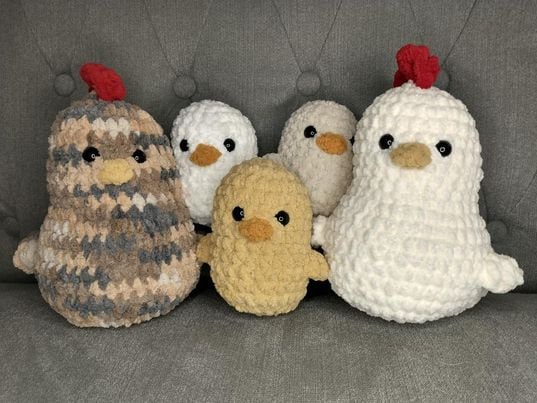 no sew crochet chick pattern 4
