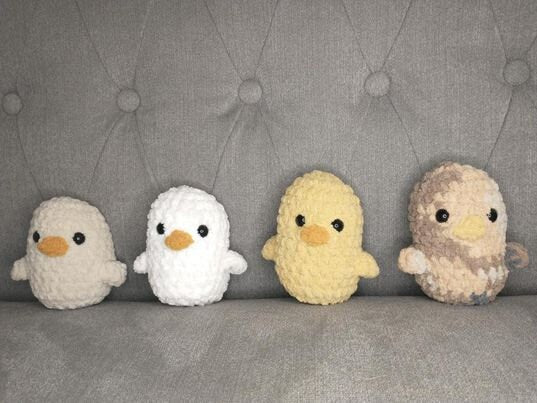 Mama Maran The Hen And Chip The Chick Crochet Pattern Pack